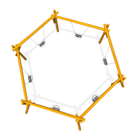 Hexagon swing huskestativ 