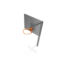 Basketball pole+ backboard+ ring 